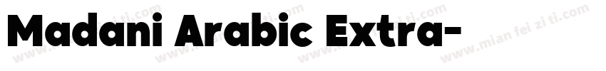 Madani Arabic Extra字体转换